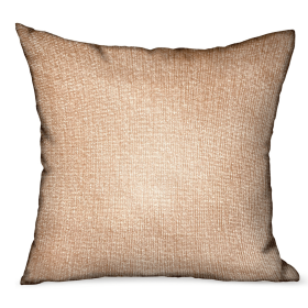 Plutus Lush Sepia Off White Solid Luxury Outdoor/Indoor Throw Pillow (Color: Off White, size: Double sided  12" x 20")