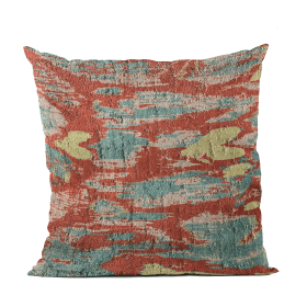 Plutus Multi-Color Velvet iKat Luxury Throw Pillow (Color: Multi-Color, size: Double sided  12" x 20")