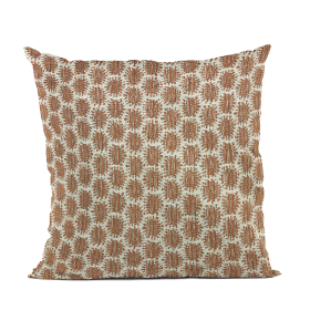 Plutus Brown Eyelashes Dot Luxury Throw Pillow (Color: Brown, size: Double sided  24" x 24")