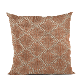 Plutus Brown Diamond Luxury Throw Pillow (Color: Brown, size: Double sided  20" x 20")