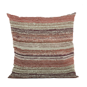 Plutus Multi-Color  Stripe Luxury Throw Pillow (Color: Multi-Color, size: Double sided  20" x 30" Queen)