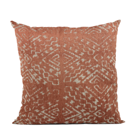 Plutus Red Diamonds Luxury Throw Pillow (Color: Red, size: Double sided  22" x 22")