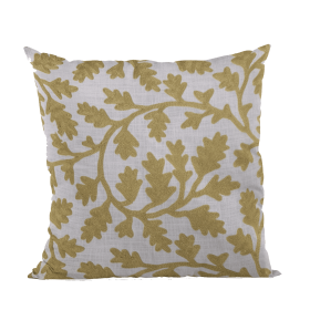 Plutus Yellow Vine Floral Luxury Throw Pillow (Color: Yellow, size: Double sided  12" x 20")