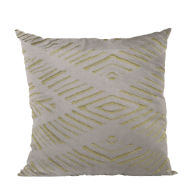 Plutus Yellow Hypno Abstract Luxury Throw Pillow (Color: Yellow, size: Double sided  12" x 20")