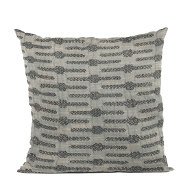 Plutus Blue Needles Stripe Luxury Throw Pillow (Color: Blue, size: Double sided  20" x 20")