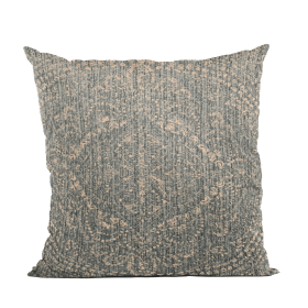 Plutus Blue Hidden Park Medallion Luxury Throw Pillow (Color: Blue, size: Double sided  20" x 20")