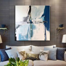 Hand Painted Oil Paintings Handmade Modern Abstract Oil Paintings On Canvas Wall Art Decorative Picture Living Room Hallway Bedroom Luxurious Decorati (style: 01, size: 80x80cm)