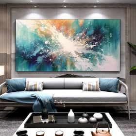 Hand Painted Oil Painting Large Acrylic Oil Painting On Canvas Abstract Painting Canvas Original abstract canvas wall art contemporary Painting For Li (style: 01, size: 60x120cm)